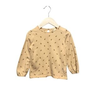 ⭐️ 5/$30 H&M Kids Floral LS Shirt size 2T